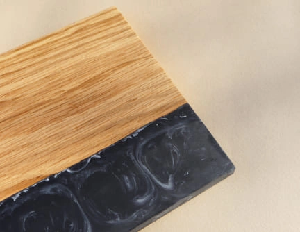 décapsuleur mural bois résine noir volutes